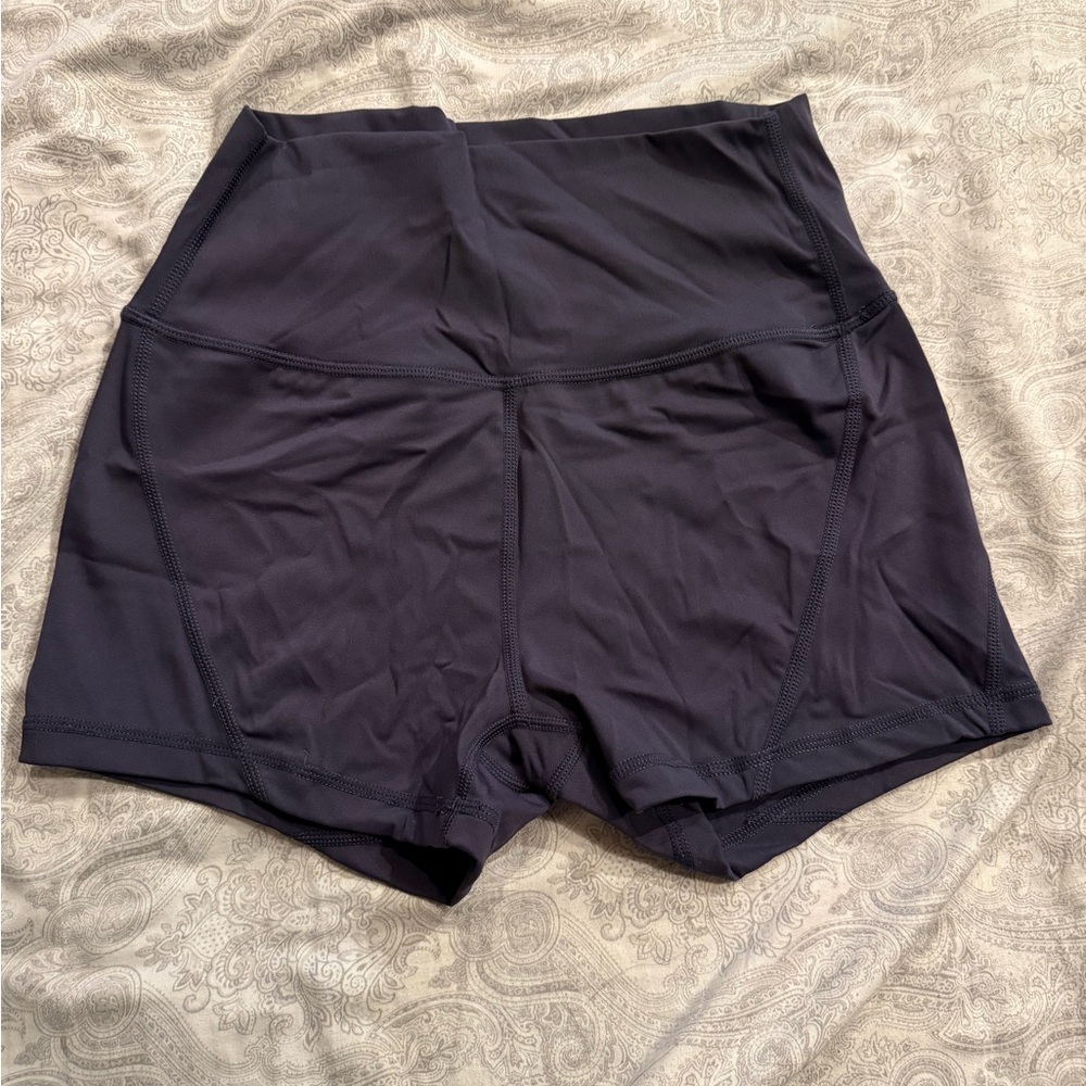 Born Primitive Black High-Waist Bike Shorts